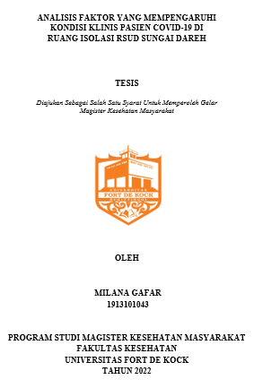 Analisis Faktor yang Mempengaruhi Kondisi Klinis Pasien COVID-19 di Ruang Isolasi RSUD Sungai Dareh