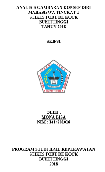 Analisa Gamabaran Konsep Diri Mahasiswa Tingkat I STIkes Fort De Kock Bukittinggi Tahun 2018