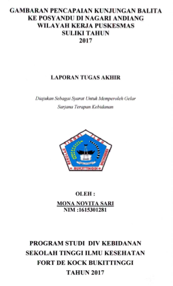 Gambaran Pencapaian Kunjungan Balita Ke Posyandu Di Nagari Andiang Wilayah Kerja Puskesmas Suliki Tahun 2017