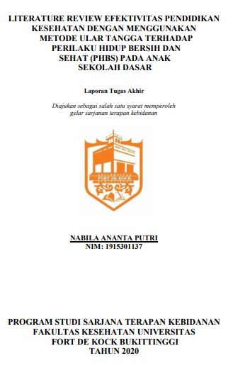 Literature Review : Efektivitas Pendidikan Kesehatan Dengan Menggunakan Metode Ular Tangga Terhadap Perilaku Hidup Bersih dan Sehat (PHBS) Pada Anak Sekolah Dasar