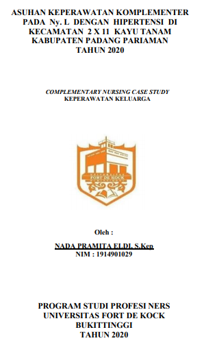 Asuhan Keperawatan Komplementer pada Ny. L di Wilayah kerja Puskesmas Sicincin 2 X 11 Kayu Tanam Kabupaten Padang Pariaman Tahun 2020