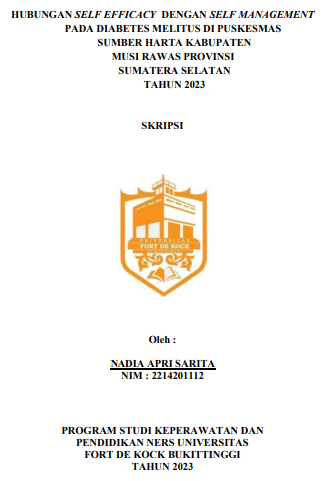 Hubungan Self-Efficacy Dengan Self-Management Pada Penderita Diabetes Melitus Di Wilayah Kerja Puskesmas Sumber Harta Kabupaten Musi Rawas Provinsi Sumatera Selatan Tahun 2023