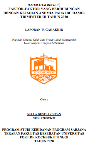 Literature Review : Faktor-faktor Yang Berhubungan Dengan Kejadian Anemia Pada Ibu Hamil Trimester III Tahun 2020
