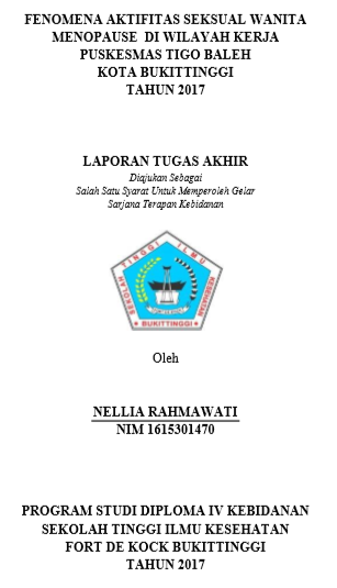 Fenomena Aktifitas  Seksual Wanita Menopause di Wilayah Kerja Puskesmas Tigo Baleh Kota  Bukittinggi Tahun 2017