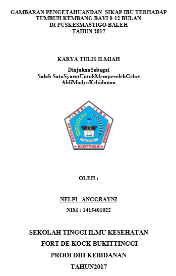 Gambaran Pengetahuan dan Sikap Ibu Tentang Tumbuh Kembang Bayi 0-12 Bulan di Puskesmas Tigo Baleh Tahun 2017