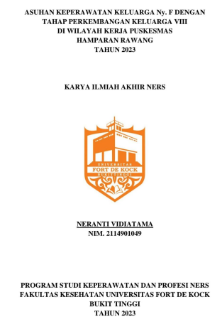 Asuhan Keperawatan Keluarga Ny. F Dengan Tahap Perkembangan Keluarga VIII Di Wilayah Kerja Puskesmas Hamparan Rawang Tahun 2023