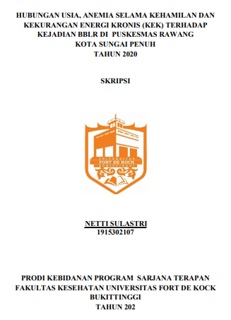 Hubungan Usia, Anemia Selama Kehamilan dan Kekurangan Energi Kronis (KEK) Terhadap Kejadian BBLR di Wilayah Kerja Puskesmas Rawang Kota Sungai Penuh Tahun 2020