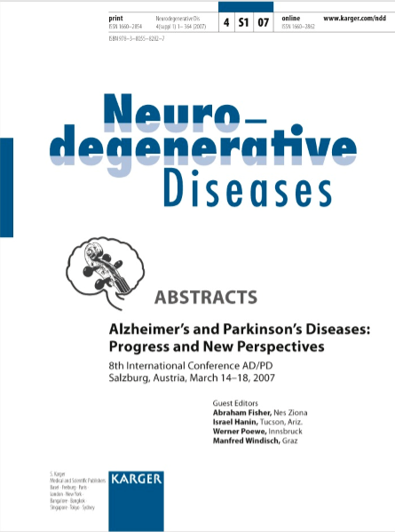 Alzheimers and Parkinsons Diseases: Progress and New Perspectives