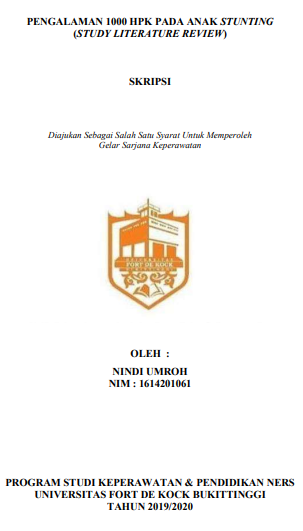 Literature Review: Pengalaman 1000 HPK pada Anak Stunting