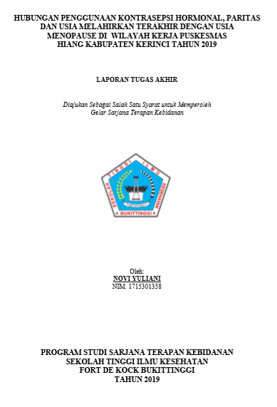 Faktor-faktor yang Berhubungan dengan Usia Menopause di Wilayah Kerja Puskesmas Hiang Kabupaten Kerinci Tahun 2018