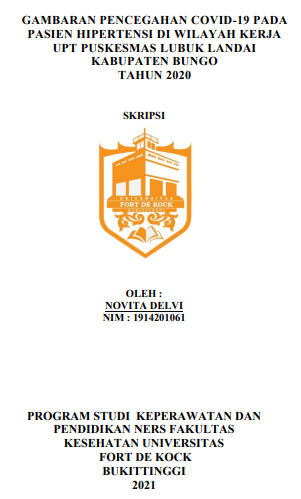 Gambaran Pencegahan Covid-19 Pada Pasien Hipertensi Di Wilayah Kerja UPT Puskesmas Lubuk Landai Kabupaten Bungo Tahun 2020
