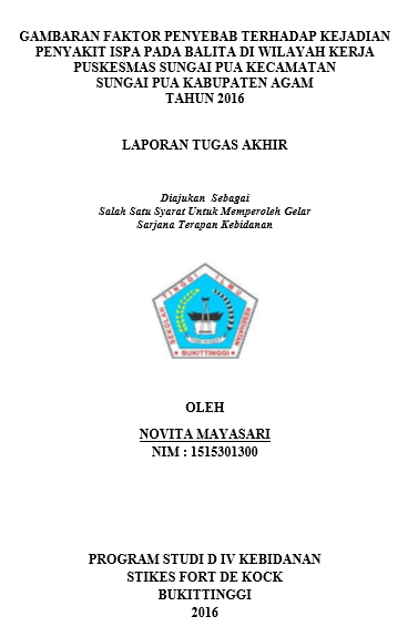 Gambaran Faktor  Penyebab Terhadap Kejadian ISPA Pada Balita Di Wilayah Kerja Puskesmas  Sungai Pua Kec.Sungai Pua, Kab. Agam Tahun 2016