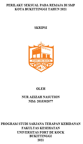 Perilaku Seksual Pada Remaja Di SMP Kota Bukittinggi Tahun 2021