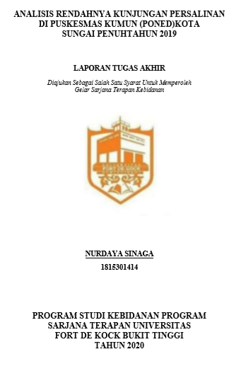 Analisis Rendahnya Kunjungan Persalinan di Puskesmas Kumun (PONED) Kota Sungai Penuh Tahun 2019