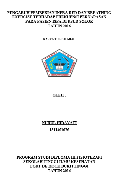 Pengaruh Pemberian Infra Red dan Breathing Exercise Terhadap Frequensi  Pernafasan Pada Pasien ISPA di RSUD Solok Tahun 2016