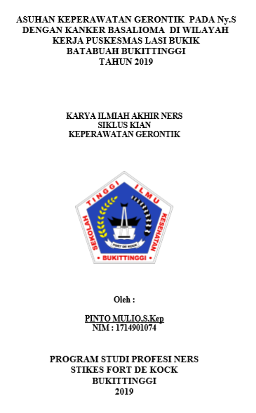 Asuhan Keperawatan Keluarga  Pada Ny.S   di Wilayah Kerja Puskesmas Lasi Bukik Batabuah Bukittinggi Tahun 2019