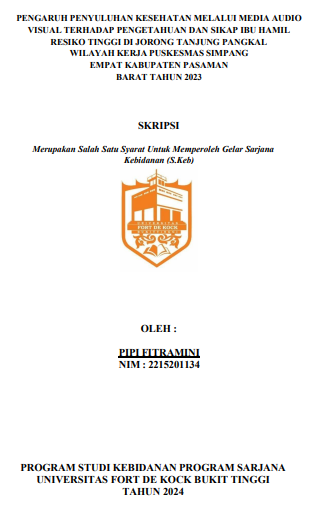 Pengaruh Penyuluhan Kesehatan Melalui Media Audio Visual Terhadap Pengetahuan Dan Sikap Ibu Hamil Resiko Tinggi Di Jorong Tanjung Pangkal Wilayah Kerja Puskesmas Simpang Empat Kabupaten Pasaman Barat Tahun 2023