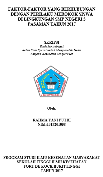 Faktor-faktor Yang Berhubungan Dengan Pelaksanaan  Kesehatan Dan Keselamatan Kerja Pada Perawat Di RSUD Kota Solok Tahun 2018