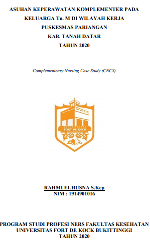 Asuhan Keperawatan Komplementer Untuk Menurunkkan Hipertensi pada Keluarga Tn.M Khususnya Ny.N Di Wilayah Kerja Puskesmas Pariangan Kabupaten Tanah Datar Tahun 2020