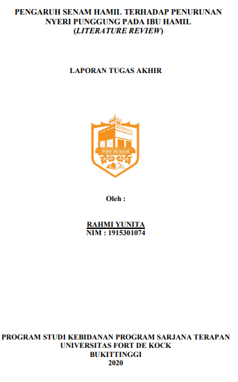 Literature Review : Pengaruh Senam Hamil Terhadap Penurunan Nyeri Punggung pada Ibu  Hamil
