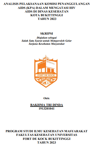 Analisis Pelaksanaan Komisi Penanggulangan Aids (KPA) Dalam Mengatasi HIV/AIDS Di Dinas Kesehatan Kota Bukittinggi Tahun 2023