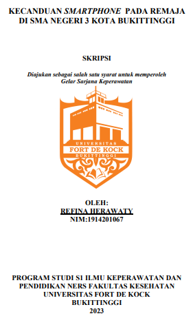 Kecanduan Smartphone Pada Remaja Di SMA Negeri 3 Kota Bukittinggi