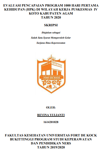 Evaluasi Pencapaian Program 1000 Hari Pertama Kehidupan (HPK) Di Puskesmas IV Koto Kabupaten Agam Tahun 2019