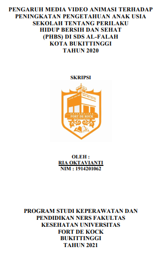 Pengaruh Media Video Animasi Terhadap Peningkatan Pengetahuan Anak Usia Sekolah Tentang Perilaku Hidup Bersih Dan Sehat (PHBS) di SDS Al-Falah Kota Bukittinggi Tahun 2020