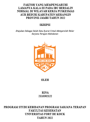 Faktor Yang Berhubungan Dengan Ibu Hamil Dalam Mengikuti Vaksinasi Corona Virus Disease Di Wilayah Kerja Puskesmas Aur Beduri Kabupaten Merangin Tahun 2022