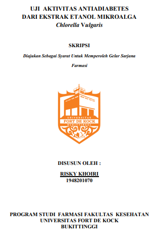 Uji Aktivitas Antiadiabetes Dari Ekstrak Etanol Mikroalga Chlorella Vulgaris