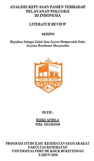 Literature Review : Analisis Kepuasan Pasien terhadap Pelayanan Poli Gigi di Indonesia