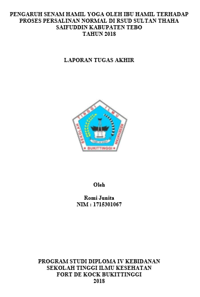 Pengaruh Keikutsertaan Senam Hamil Yoga pada Ibu Hamil Terhadap Proses Persalinan Normal di RSUD Sultan Thaha Saifuddin Kabupaten Tebo Tahun 2018
