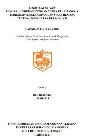Literature Review : Kajian Tentang Pengaruh Edukasi Dengan Media Ular Tangga Terhadap Pengetahuan dan Sikap Remaja Tentang Kesehatan Reproduksi