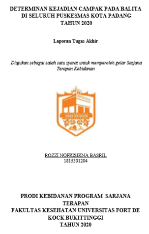 Determinan Kejadian Campak Pada Balita Diseluruh Puskesmas Kota Padang Pada Tahun 2020