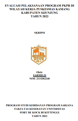Evaluasi Pelaksanaan Program PKPR Di Wilayah Kerja Puskesmas Kamang Kabupaten Sijunjung Tahun 2023