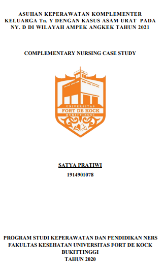 Asuhan Keperawatan Komplementer Keluarga Tn. Y Dengan Kasus Asam Urat Pada Ny. D Di Wilayah Ampek Angkek Tahun 2021