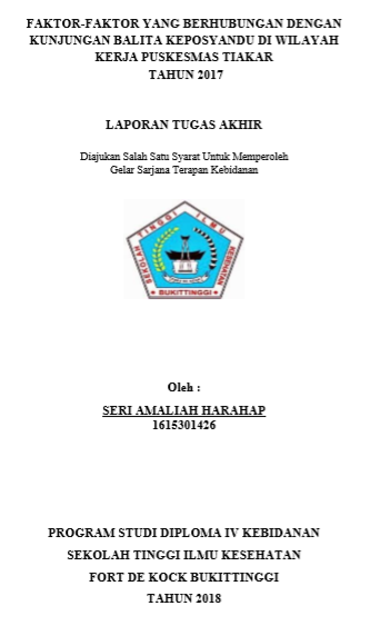 Faktor-Faktor Yang Berhubungan Dengan Kunjungan Balita Ke Posyandu Di Wilayah Kerja Community Health Center Tiakar Tahun 2017