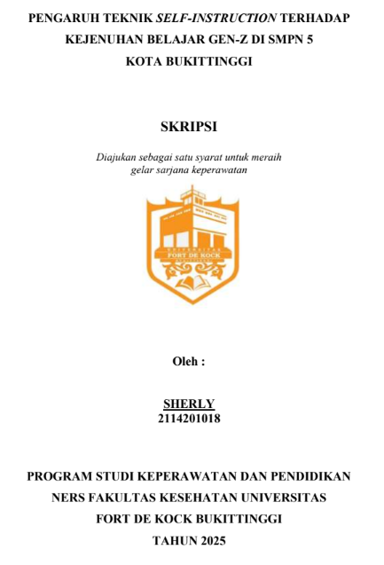 Pengaruh Teknik Self-Instruction Terhadap Kejenuhan Belajar GEN-Z Di SMPN 5 Kota Bukittinggi Tahun 2024