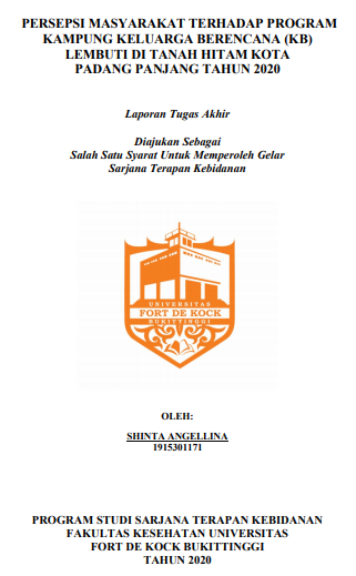 Persepsi Masyarakat Terhadap Program Kampung Keluarga Berencana Lembuti di Tanah Hitam Kota Padang Panjang Tahun 2020