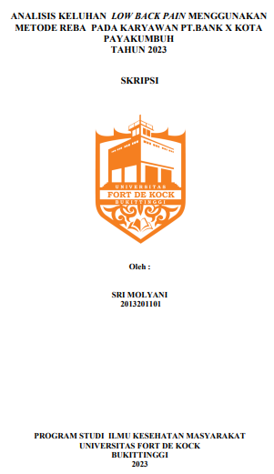 Analisis Keluhan Low Back Pain Menggunakan Metode Reba Pada Karyawan PT. Bank X Kota Payakumbuh Tahun 2023