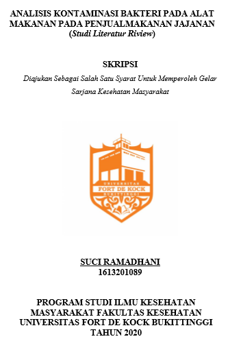 Literature Review : Analisis Kontaminasi Bakteri Pada Alat Makanan Pada Penjual Makanan Jajanan