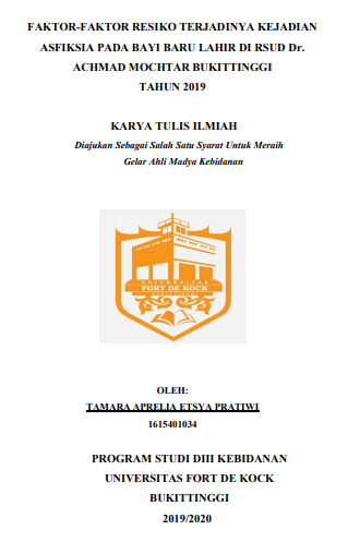 Faktor-faktor Resiko Terjadinya Kejadian Asfiksia Pada Bayi Baru Lahir Di RSUD Dr. Achmad Mochtar Bukittinggi Tahun 2019