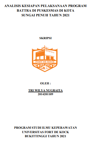 Analisis Kesiapan Pelaksanaan Program Batra di Puskesmas di Kota Sungai Penuh Tahun 2021