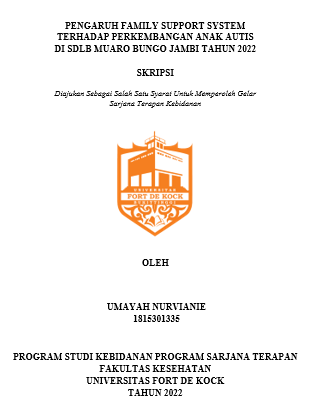 Pengaruh Family Support System Terhadap Perkembangan Anak Autis Di SDLB Muaro Bungo Jambi Tahun 2022