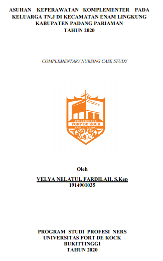 Asuhan Keperawatan Komlementer pada keluarga Tn. J di Kecamatan Enam Lingkung Kabupaten Padang Pariaman Tahun 2020