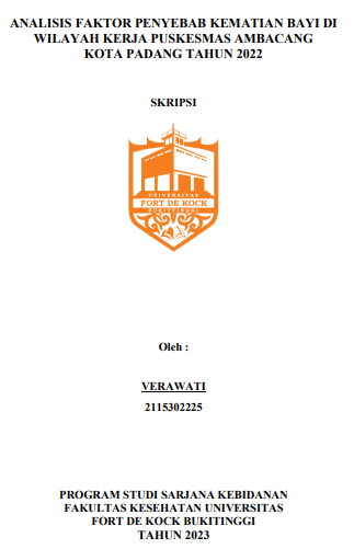 Analisis Faktor Penyebab Kematian Bayi Di Wilayah Kerja Puskesmas Ambacang Kota Padang Tahun 2022