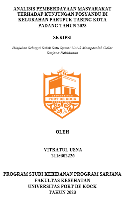 Analisis Pemberdayaan Masyarakat Terhadap Kunjungan Posyandu di Kelurahan Parupuk Tabing Kota Padang Tahun 2023