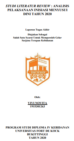 Literarture Review : Analisa Pelaksanaan Inisiasi Menyusui Dini Tahun 2020