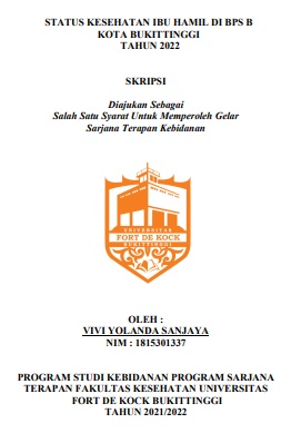 Status Kesehatan Ibu Hamil Di BPS B Kota Bukittinggi Tahun 2022