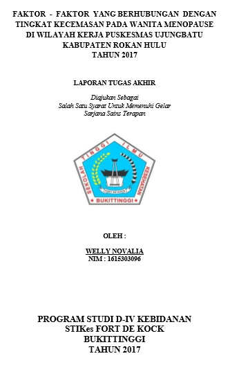 Faktor-faktor Yang Berhubungan Dengan Kecemasan Pada Wanita Menopause Di Wilayah Kerja Puskesmas Ujung Batu Kabupaten Rokan Hulu Tahun 2017